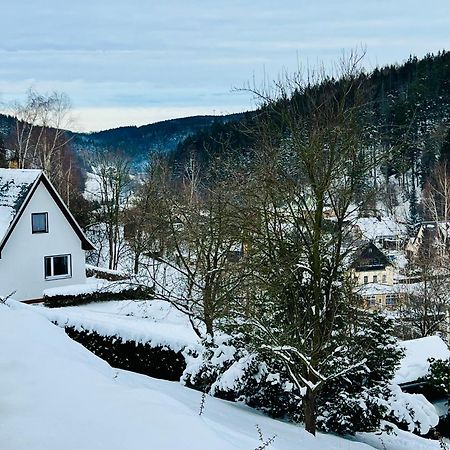 Urige Berghuette Mit Kamin Und Sauna Im Erzgebirge Nahe Schwarzwassertal Pobershau Экстерьер фото